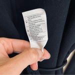 Vince Cotton Sweatshirt Dress Black Long Sleeve Belted size M Photo 11