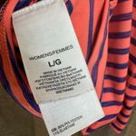 The North Face  Pink Blue Striped Athletic Racerback Tank Top Large Photo 5