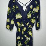 Rags To‎ Wishes Lemons Shorts Romper Blue Photo 4