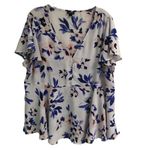Torrid floral baby doll georgette flutter sleeve blouse 2X Photo 3