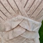 David's Bridal David’s Bridal Tiered Champagne Gold Shimmer Gown Photo 11