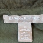 Banana Republic  Dark Green Linen Sleeveless Dress Photo 1