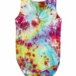 Beach Lunch Lounge Womens Small Top Tie Dye Firework Fancy Handmade Pink 134 Photo 0