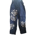 Free People New Movement Pep Rally Floral pants Blue XS Photo 2
