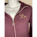 Jordan Vintage Air Velour Track Jacket Embroidered Purple/Pink Size L EUC!!! Photo 1