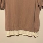 Isaac Mizrahi  Women's Tan and Cream Cardigan Photo 3