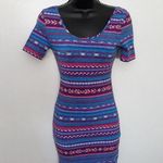 Forever 21 multicolored short sleeve bodycon dress Photo 0