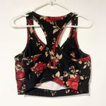 Torrid  Plus Size 1X Rose Printed Floral‎ Active Athletic Sports Bra Photo 3