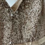 BHLDN Avery Maxi Dress, Oyster Champagne Color, Size 4 Photo 4