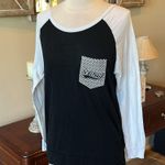 Softball Black Comfy Shirt White Raglan Sleeve Size undefined Photo 3