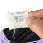 Vintage Purple and Black Floral Print Nightgown Size Small Photo 10