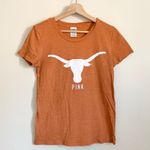 PINK - Victoria's Secret PINK VS Orange Bull Print Crewneck Short Sleeve Tee Shirt Medium Photo 0