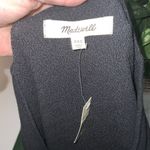 Madewell Black Crossfront Stretchy Knit Short Anywhere Dress Size XXS NWT Photo 9