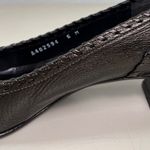 Stuart Weitzman  Women’s Tassel Loafers Size 6 Pewter Brown‎ Whipstitch Leather Photo 8