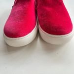 J.Crew  Road Trip Velvet Slip-On Sneakers Women’s Size 10.5 Red‎ Athletic Shoes Photo 4