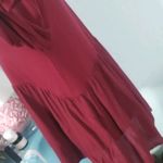 Kimchi Blue Urban OutfittersKimchee blue burgandy rayon blouse Photo 3