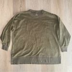 Aerie  Green Oversized Super Soft Long Sleeve Crew Neck - Size XL Photo 1