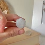 Floral Mother of Pearl Earrings Vintage “Millicent” Clip On Carved Shell Neutral Jewelry White Photo 2