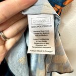 DIARRABLU NWOT Gyraf Blue Satin Marieme True Wrap Long Sleeve Maxi Dress Small Photo 8