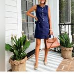 J.Crew  Linen-blend button-front mini dress Photo 1