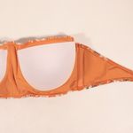 Seafolly NWT  X Revolve Splendour Shirred Bandeau Bikini Top in Honey Photo 9
