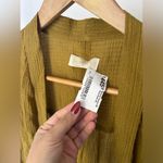 $445 Momoni Mustard Yellow Cardigan‎ Dress Size 46/8 Gold Photo 1