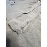 Athleta  V Neck Sweatshirt Hooded Dress Size M Gray Color Long Sleeve EUC Photo 3