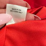 MASON ELASTIC CUTOUT BACK SLEEVELESS RED BLACK SHEATH DRESS 4 Photo 9