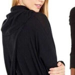 Free People NWOT Juicy black open back top size S Photo 0