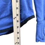 Athleta  Pullover Womens XXS Blue Sentry Active Hoodie Sweatshirt Cowl Neck Photo 6