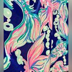 Lilly Pulitzer Beautiful 💕 Going Coastal Kimi Koi Fish Silk Swing Tank Top Small Photo 3