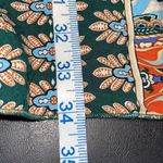 SheIn  Womens‎ Surplice Front Boho Dress V Neck Batwing Sleeve Green Orange Large Photo 6