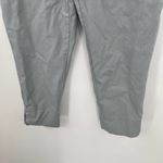 Habitat  gray pull on flat front stretch waist pants career casual size small Photo 7