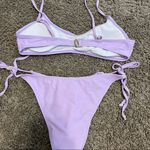 SheIn Light Purple Tie Side Bikini Swimsuit NWOT Photo 2