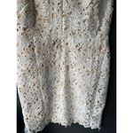 Loft  Petite White Lace Dress Size 2P Photo 6