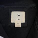 Xxi Black Sporty Track Jacket White Piping Full Zip Forever 21 Size S Photo 13