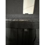 Theory Womens Black Zipper Fly High Rise Pleated Straight Leg Dress Pants Size 2 Photo 2