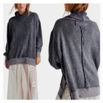 Free People We The Free Women's Timmy Turtleneck Sweater Gray Sz XS Photo 1