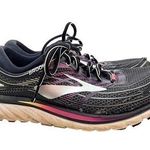 Brooks Women's Glycerin 15 1202471B088 Black Pink Running lace up Shoes Size 9 Photo 0