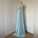 ALC Frank A.L.C Moira Satin Pleated Maxi Dress 2 Photo 5