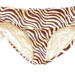 ANDIE NWT  Swim The Hipster Bikini Bottom In Bias Stripe Truffle Size Small Photo 2