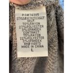 Chance or Fate  Women’s Large Gray Tan Soft Cozy Pullover Oversized Sweater Tunic Photo 6