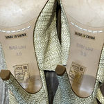 Bibi Anthropolgie Lou Pumps Heels Size 39/7 US Miho Natural‎ Womens Peep Toe Tan Photo 3