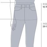 frame denim Frame Le One Skinny Teller Jean in Two Tone Wash Blue Dark Gray Denim Size 2 NWT Photo 9