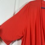 Soma  Open Front Cardigan 3/4 Sleeve Orange/Red XXL EUC #0756-VEG Photo 2