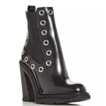 Alexander McQueen NEW  Tread Grommet Embellished Boots Black Size 39.5, NWT $1290 Photo 14