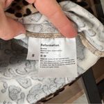 Reformation  iggy one shoulder tank top cropped leopard print deadstock fabric Photo 3