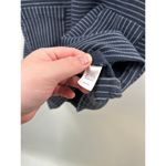 J.Jill  Navy Blue and White Striped Sweater Tunic Size Large Petite Photo 4