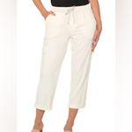 Liverpool The Rascal Ecru Pants Size 14 NWT Drawstring Ankle Cuffed Minimalist Photo 2