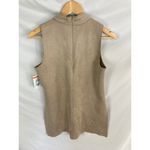 Vince Camuto New Mock Neck Faux Suede Top Size XS Photo 4
